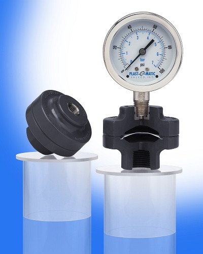 standard Gauge Guard with PTFE or Viton diaphragm